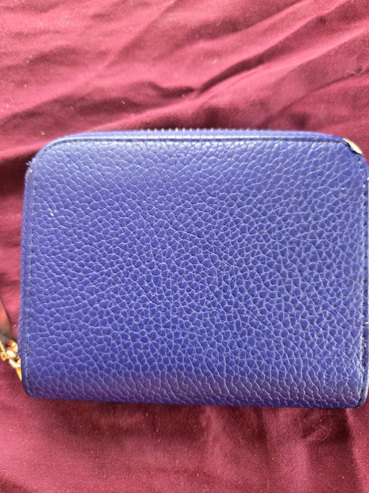Blue wallet