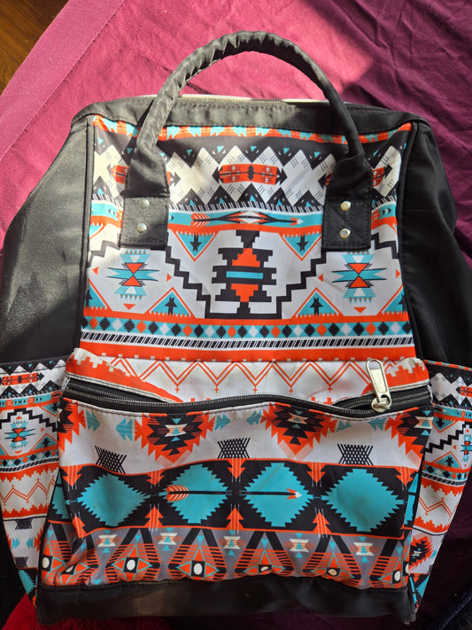 Native American diaper bag.